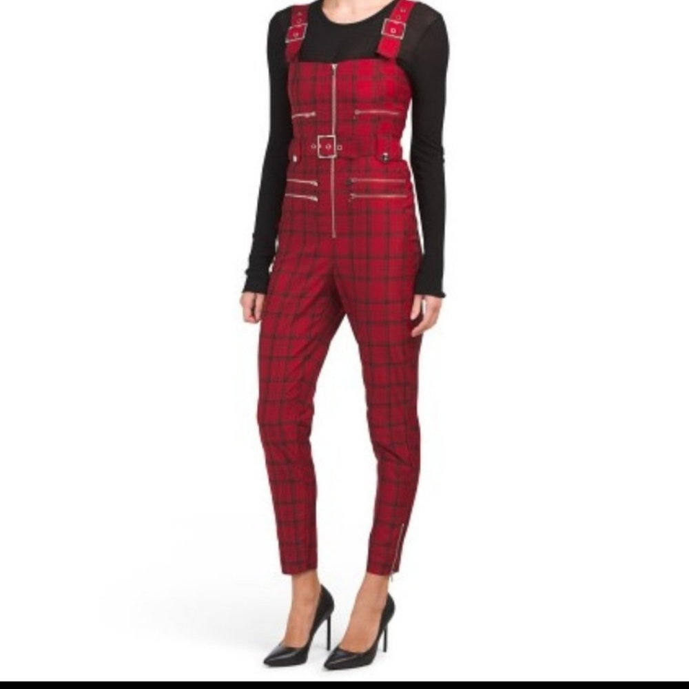 Plaid jumpsuit